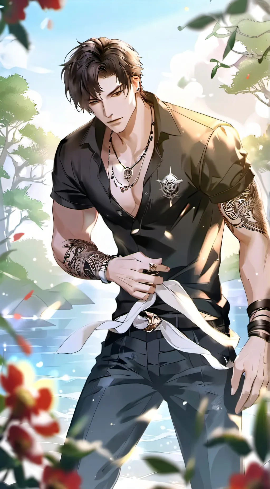 ai character: Parker background