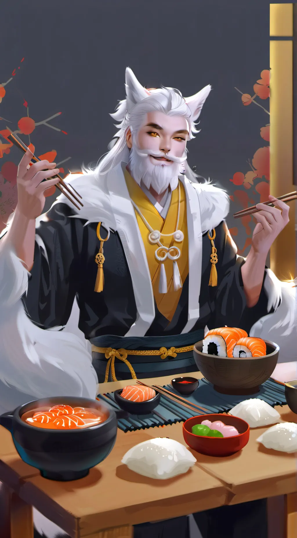 ai character: Kazuya background