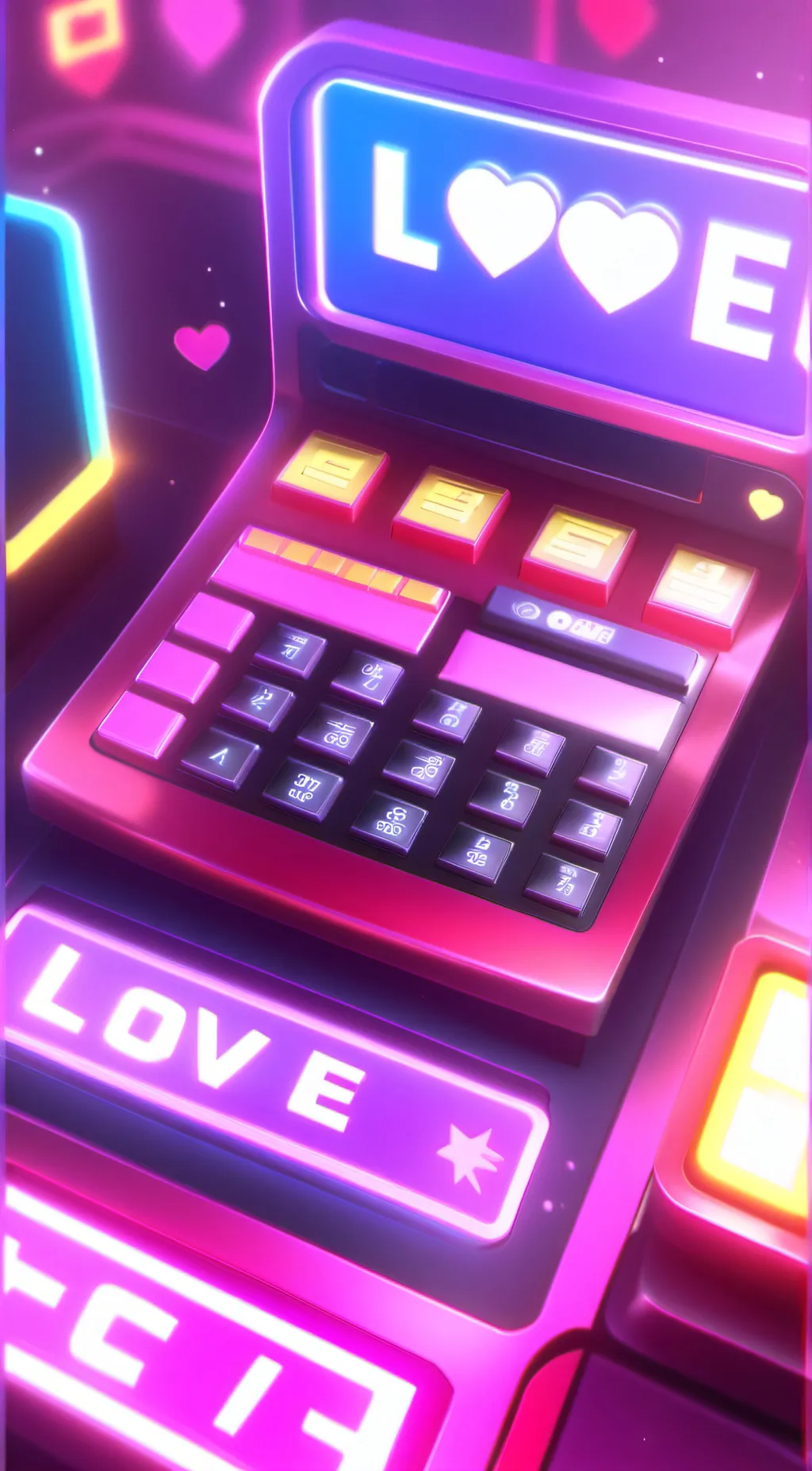 ai character: love calculater  background