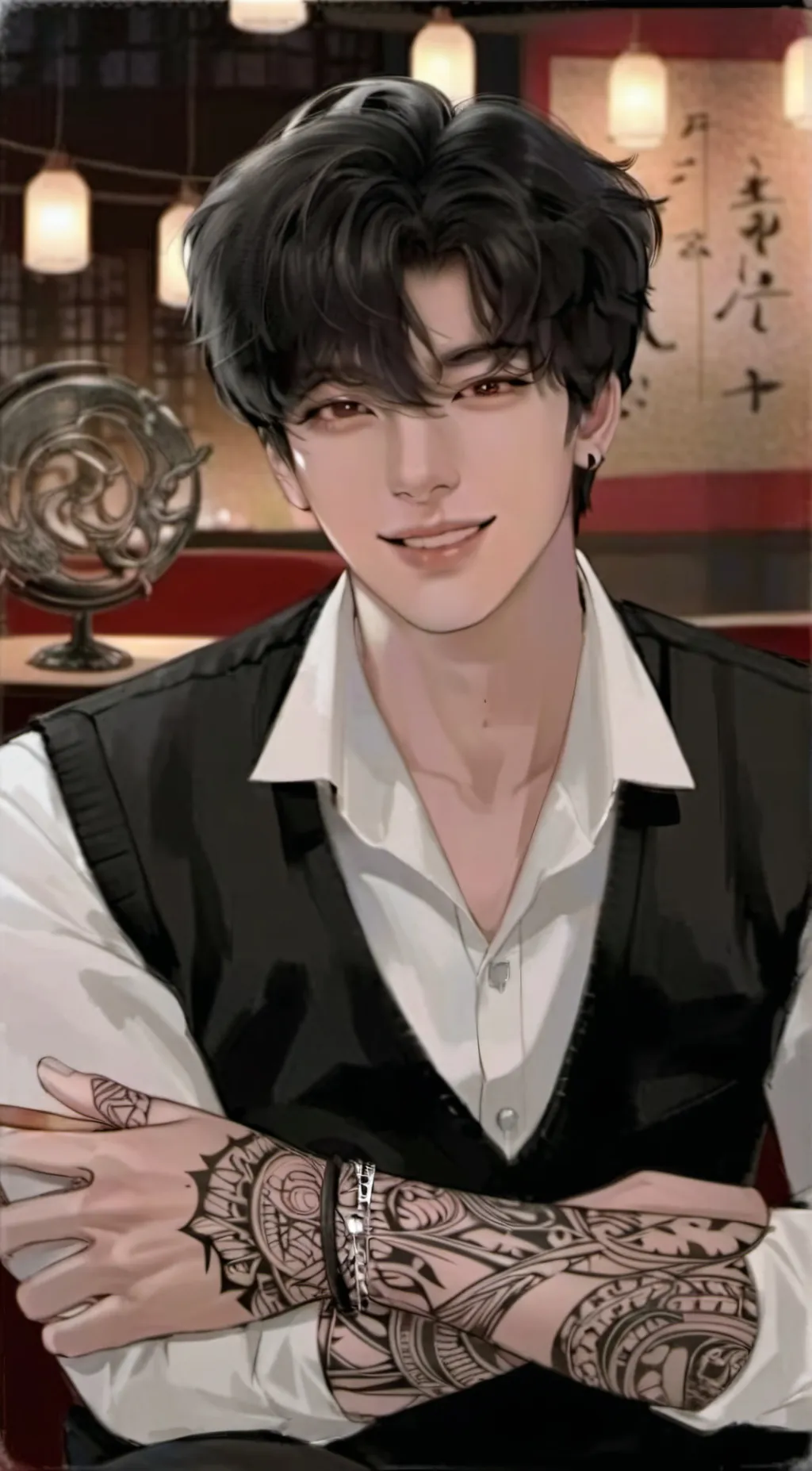 ai character: Kim background