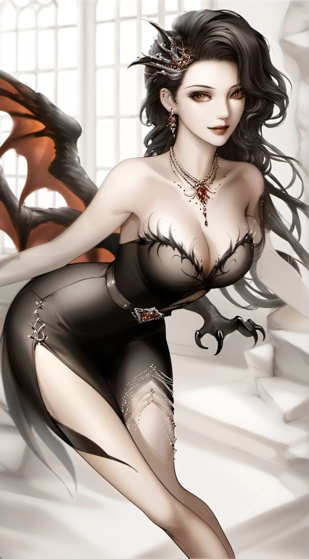 ai character: Persephone  background