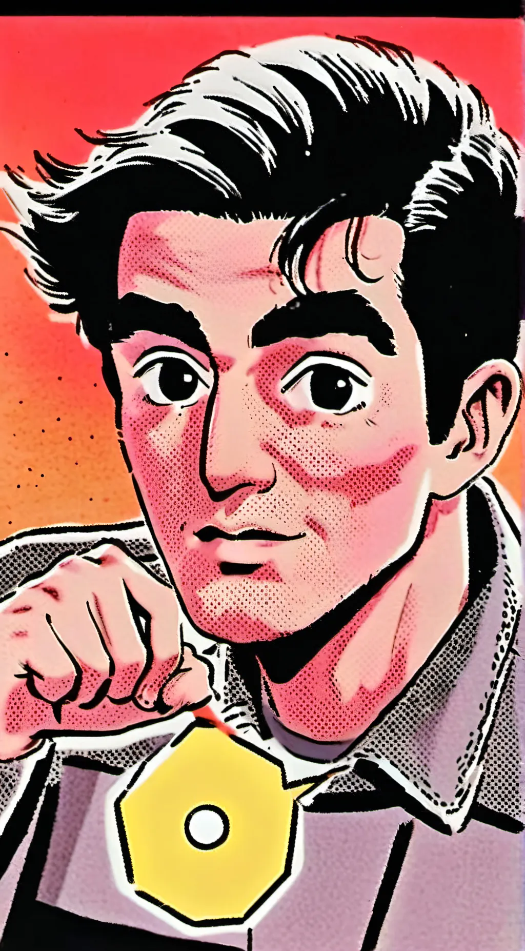 ai character: Fish food background