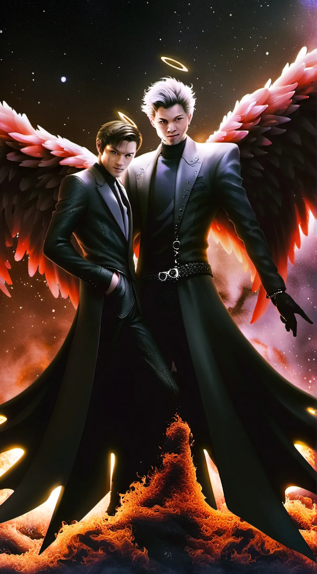 ai character: Hino and Erwin background