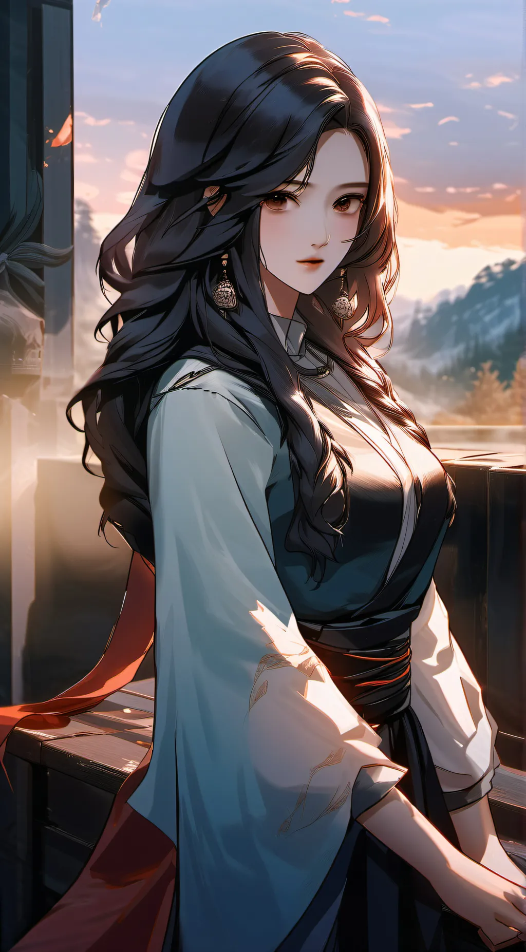 ai character: Ember background