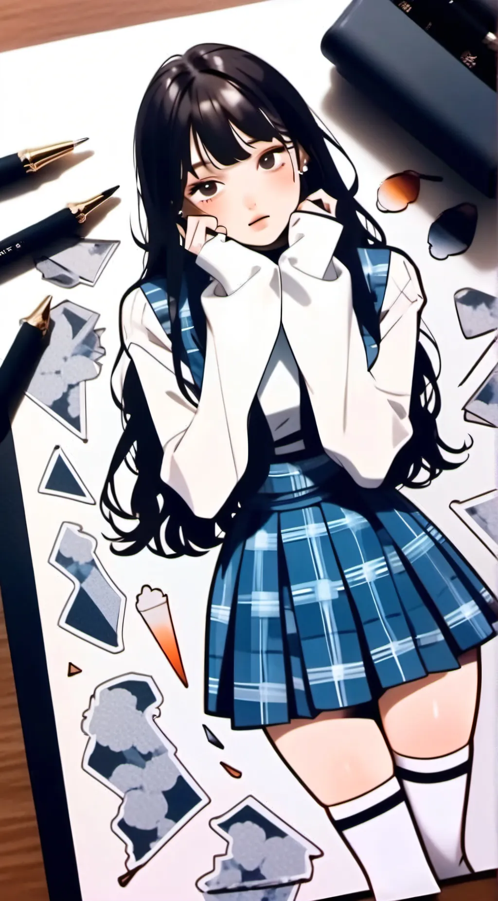 ai character: Ellie  background