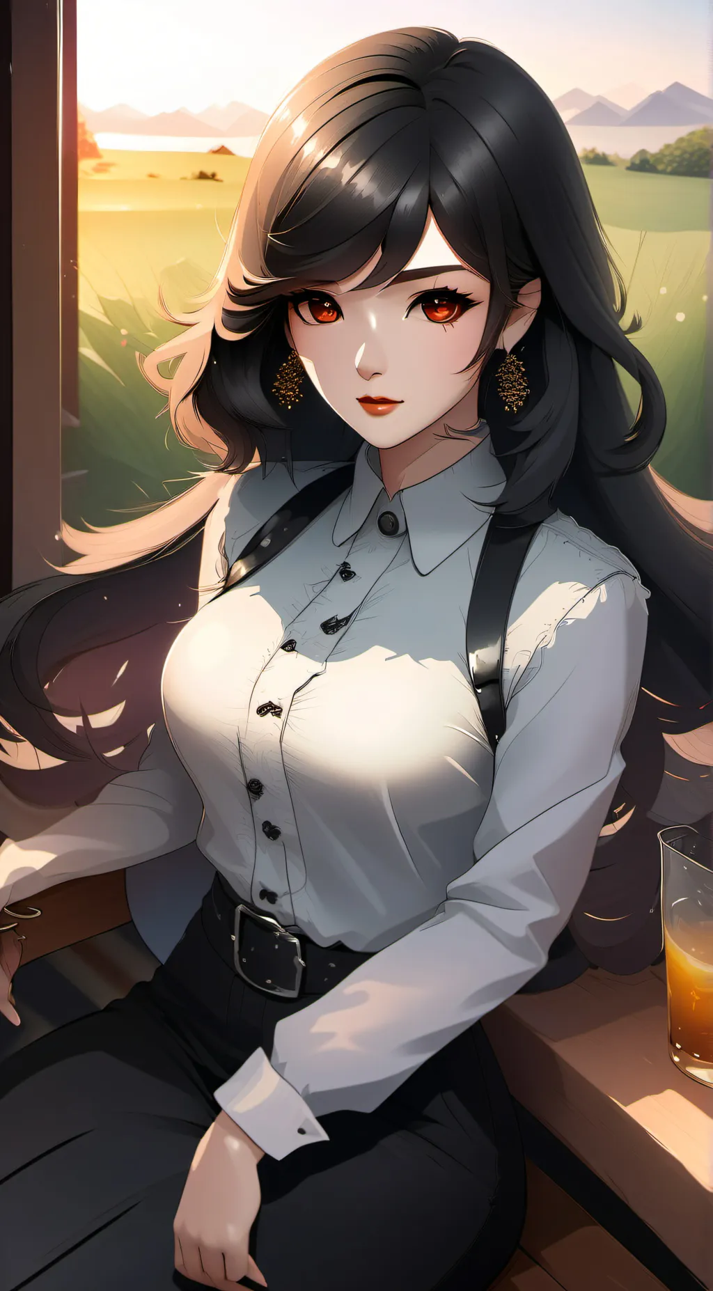 ai character: Allison  background