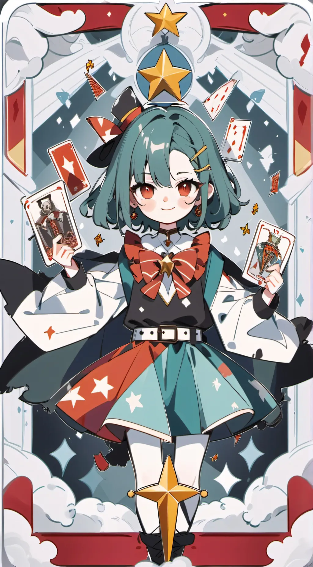 ai character: Digital circus! background