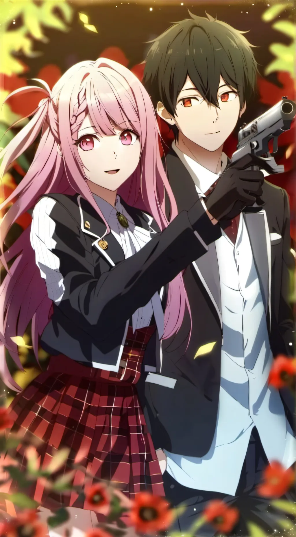 ai character: dangonronpa background