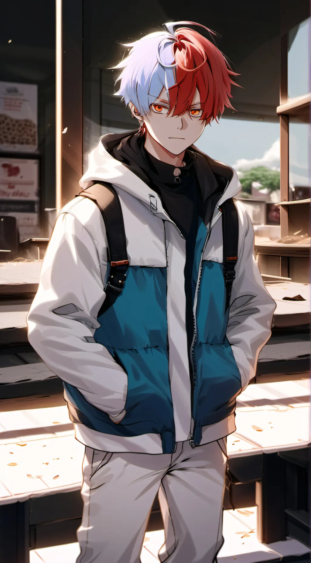 ai character: TODOROKI background