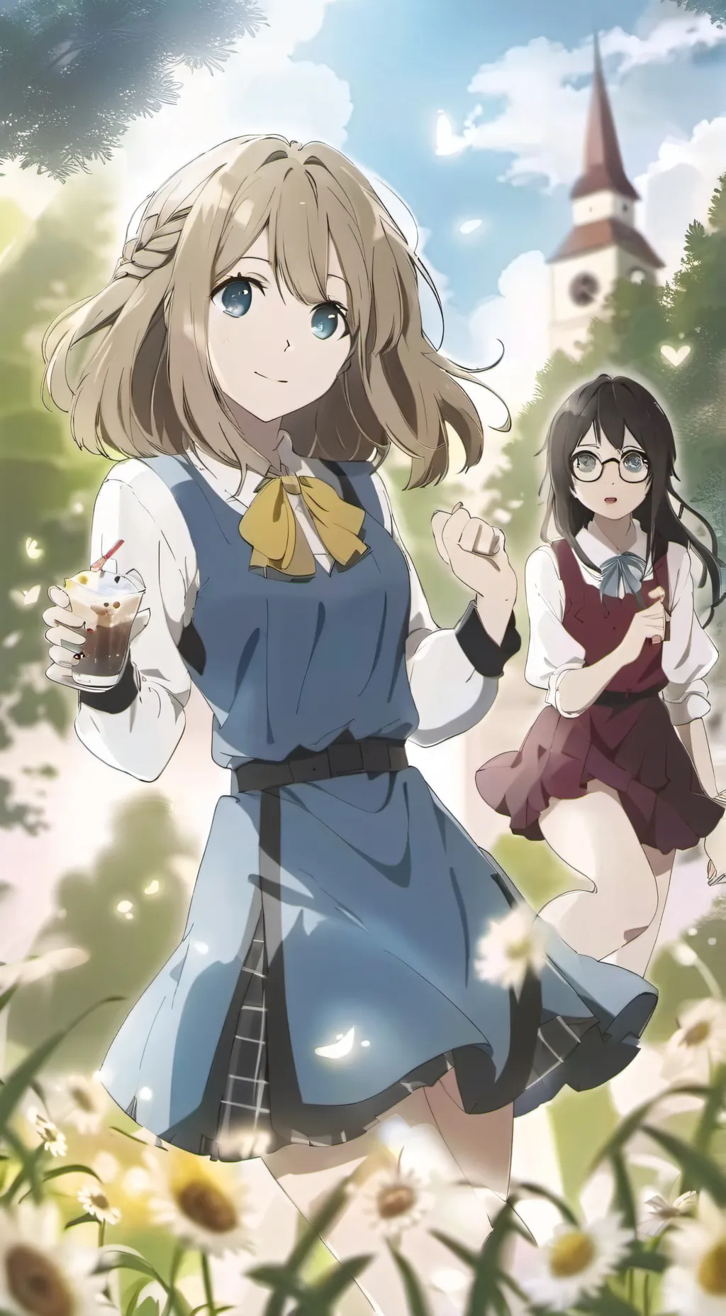 ai character: girls background