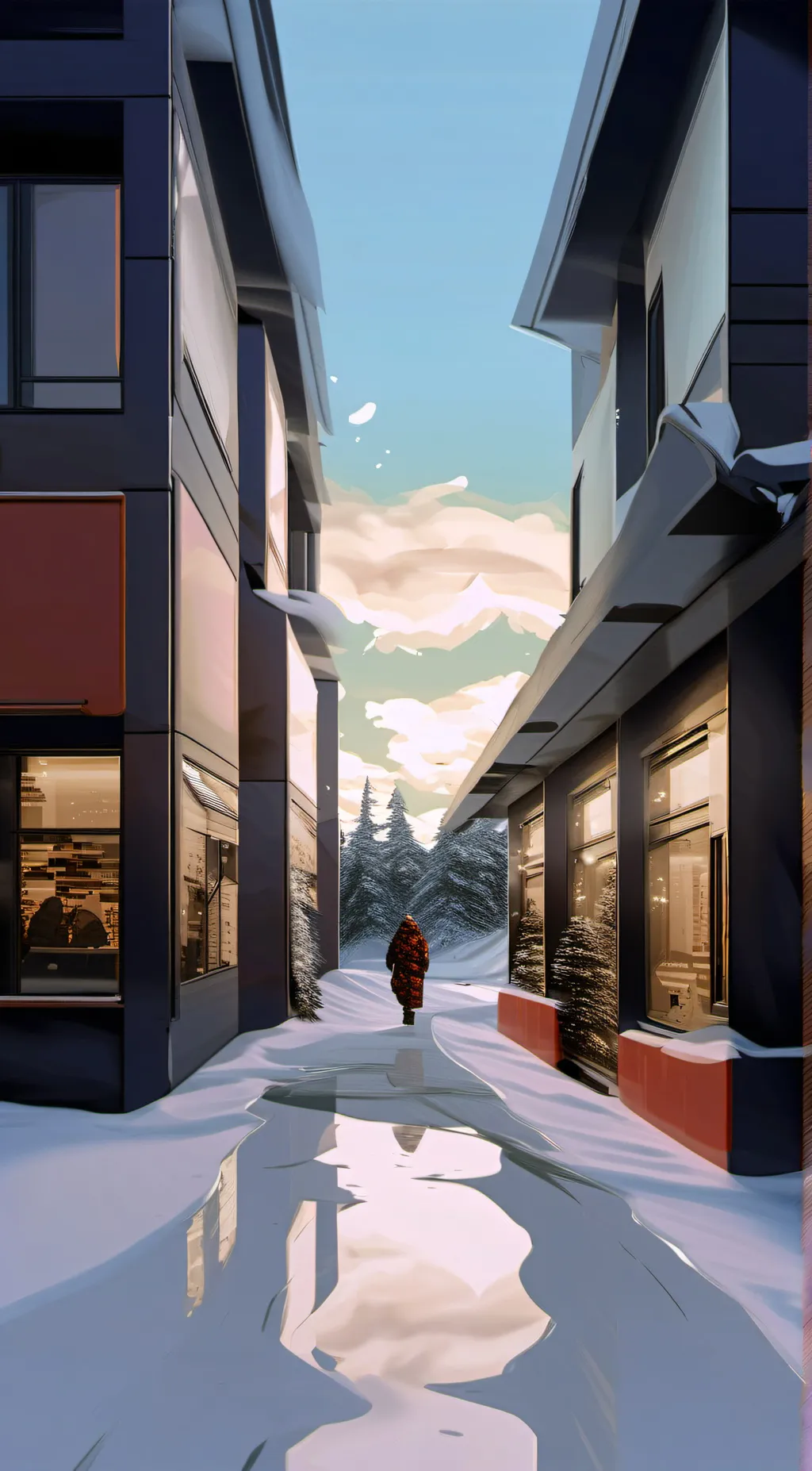 ai character: dark speaker man  background