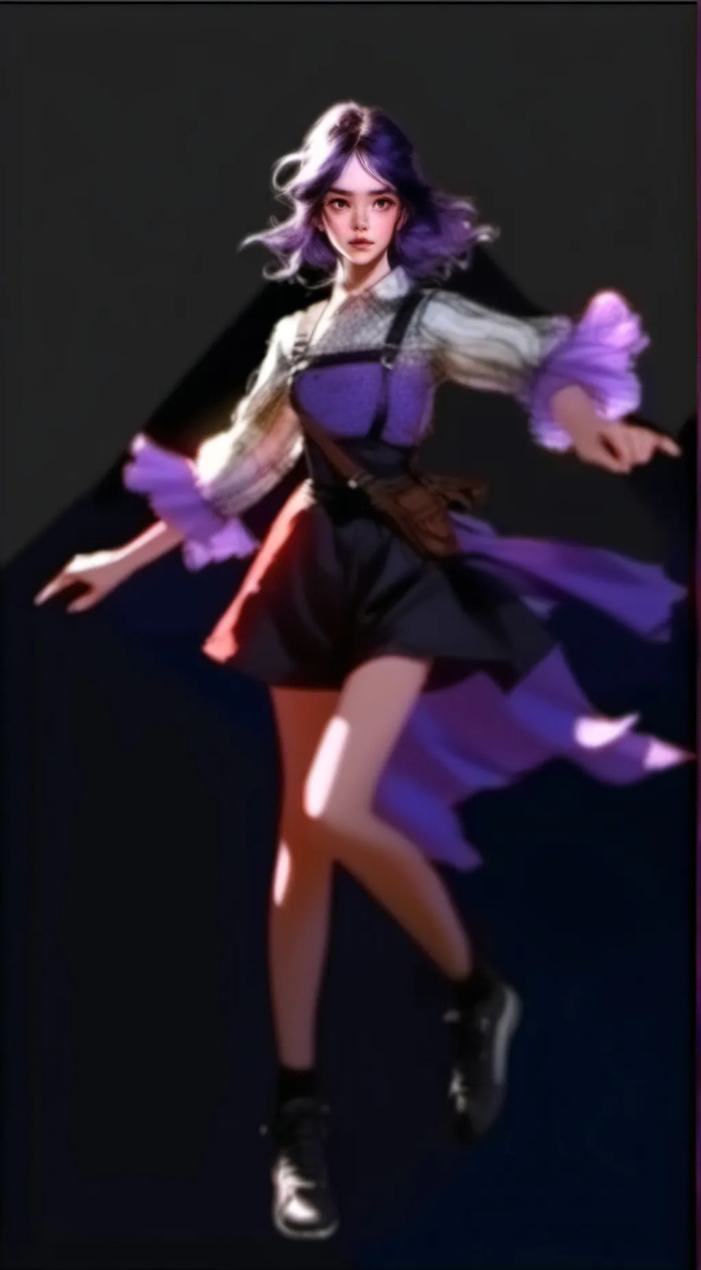 ai character: Sandy background