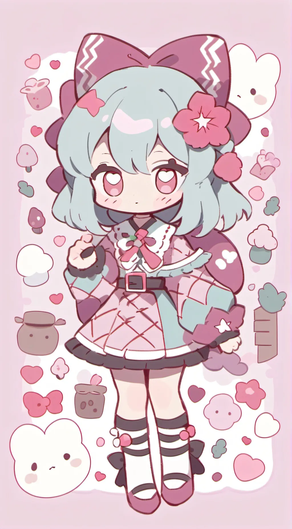 ai character: LazyEditor kidd!  background