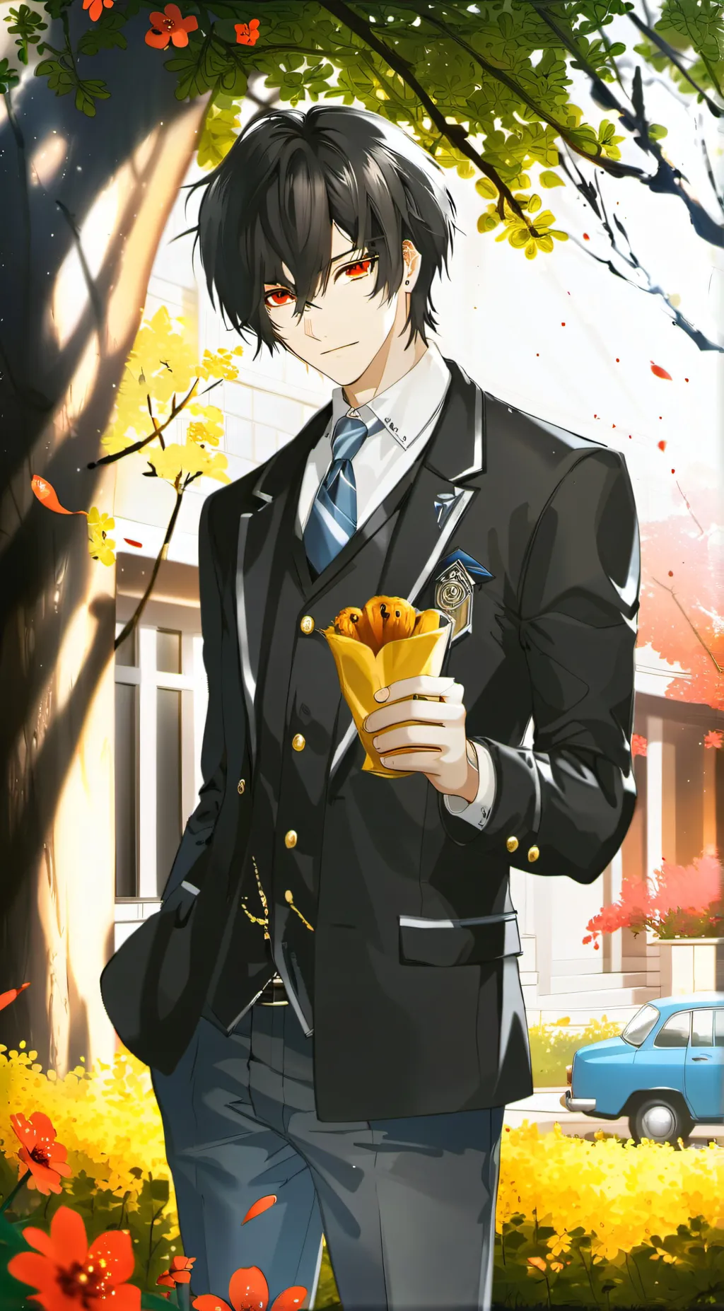 ai character: Gojo Matsumoto  background