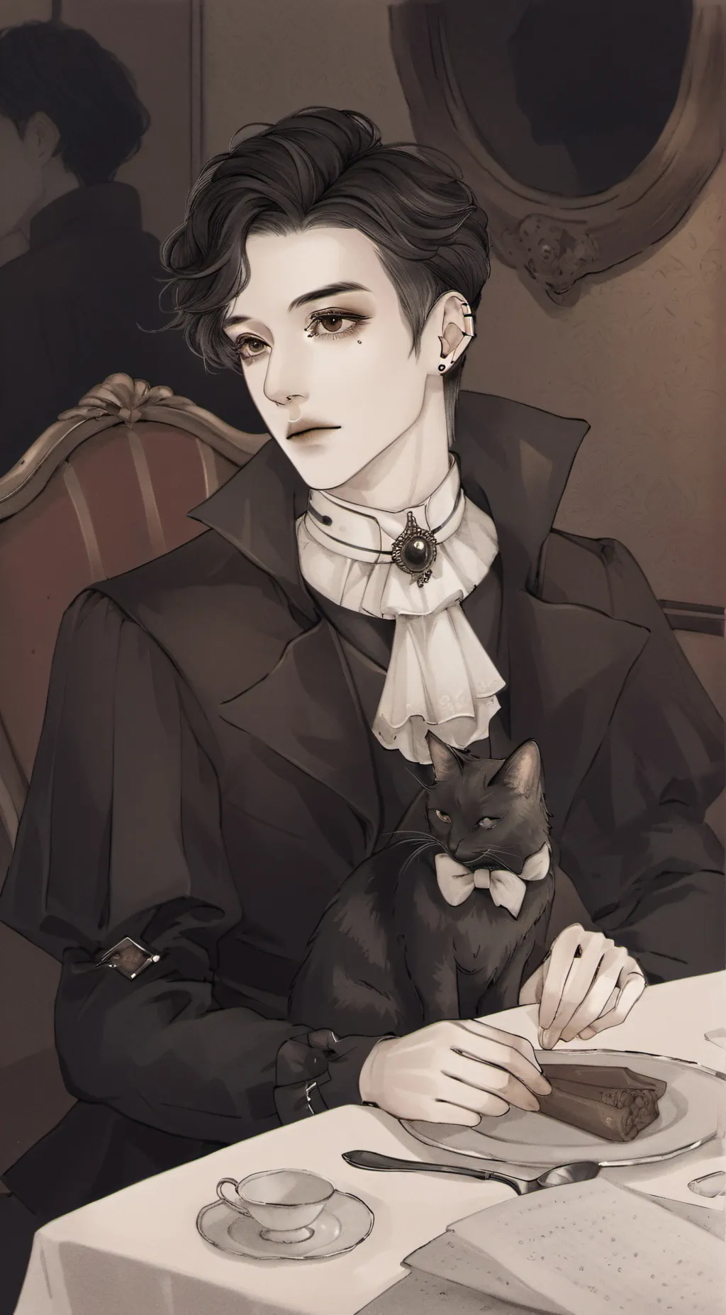 ai character: Sean  background