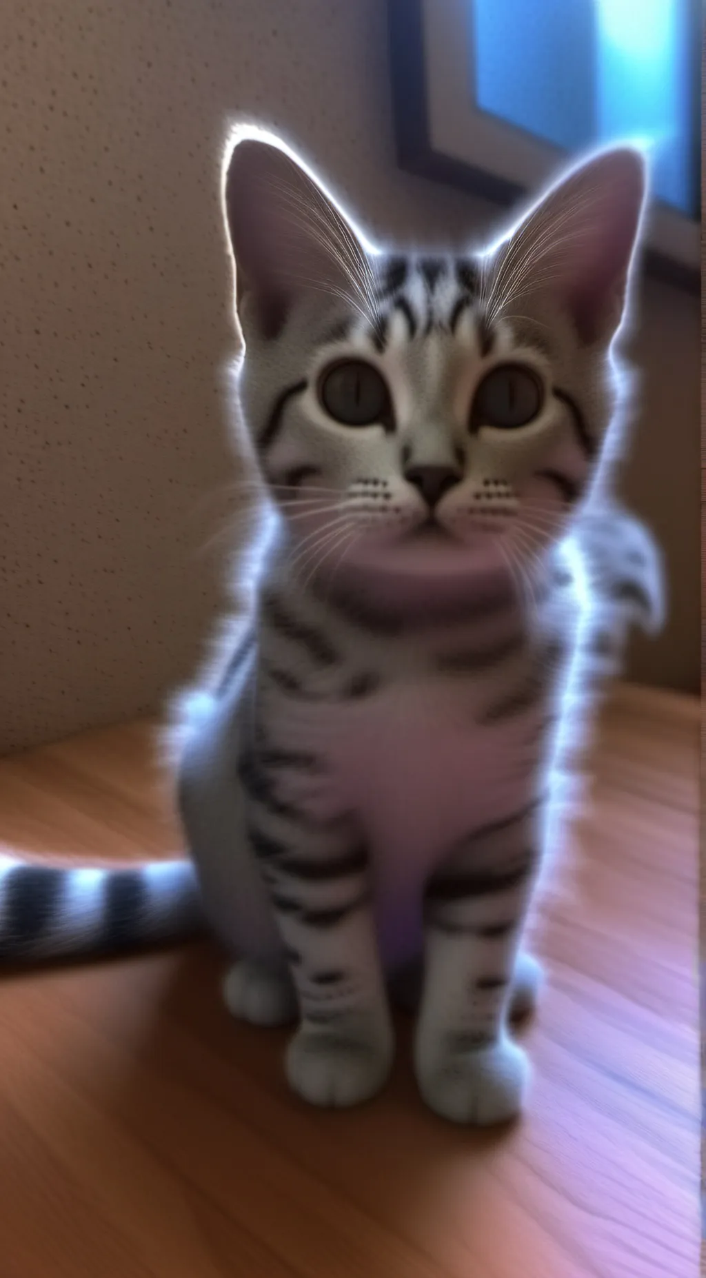 ai character: The little Cat  background