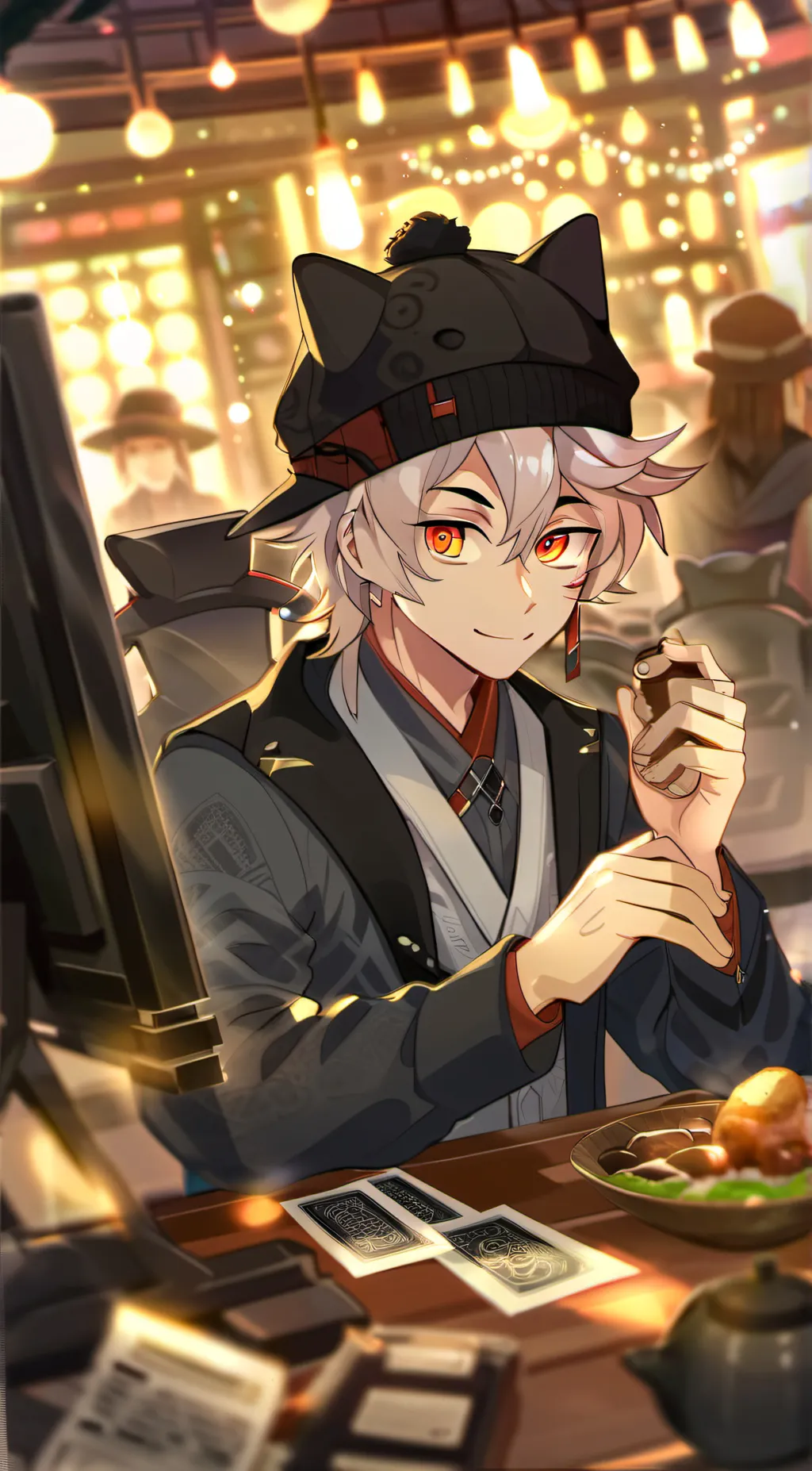 ai character: Lucifer background