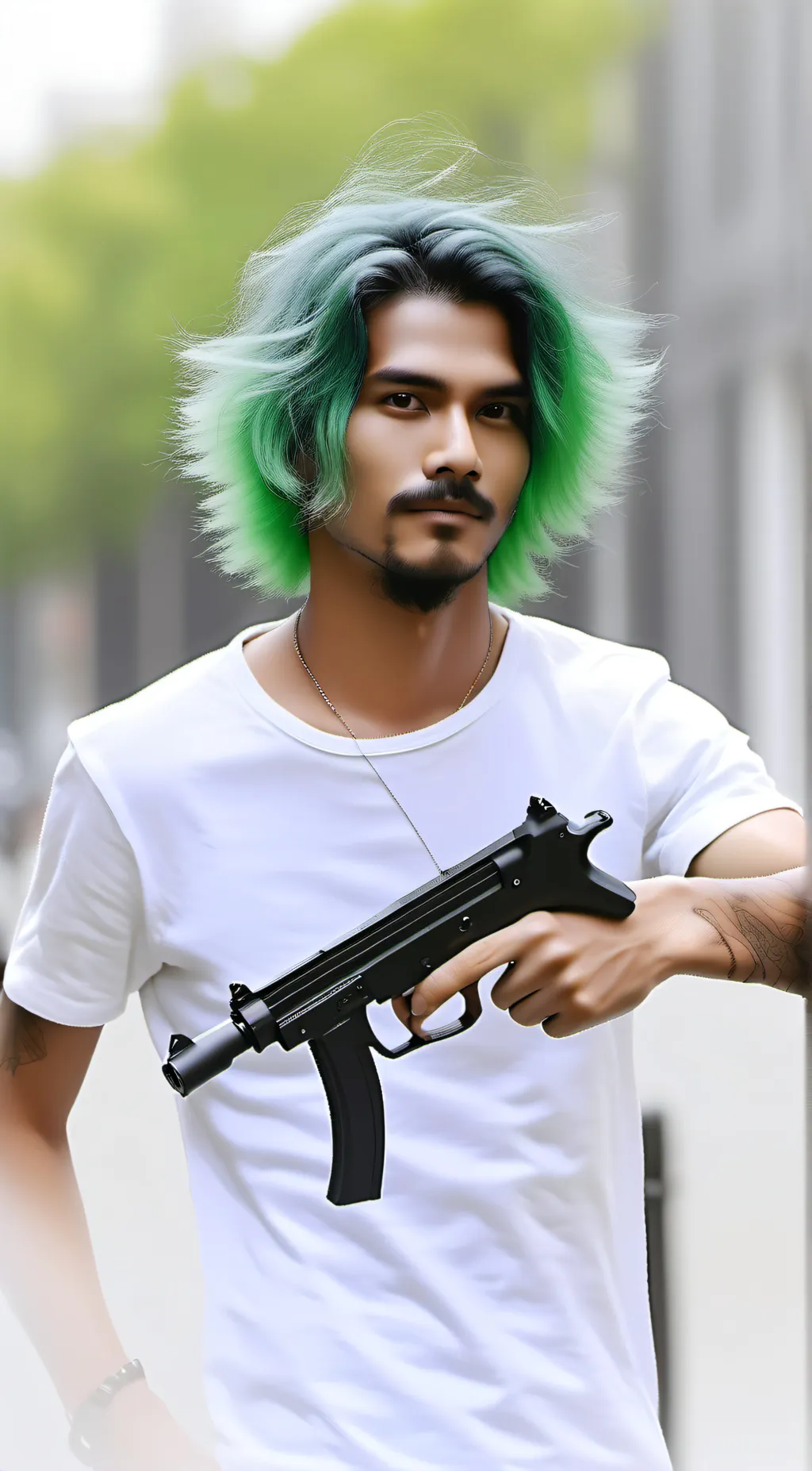 ai character: greg background