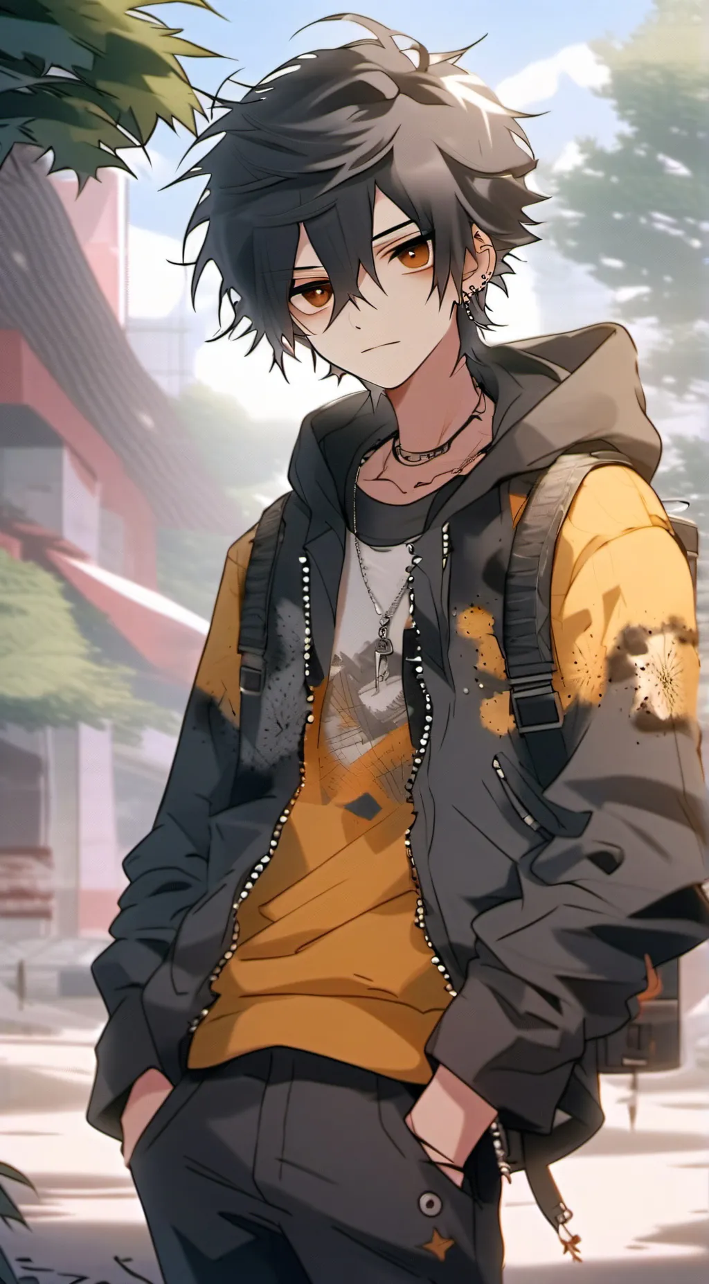 ai character: kayden background