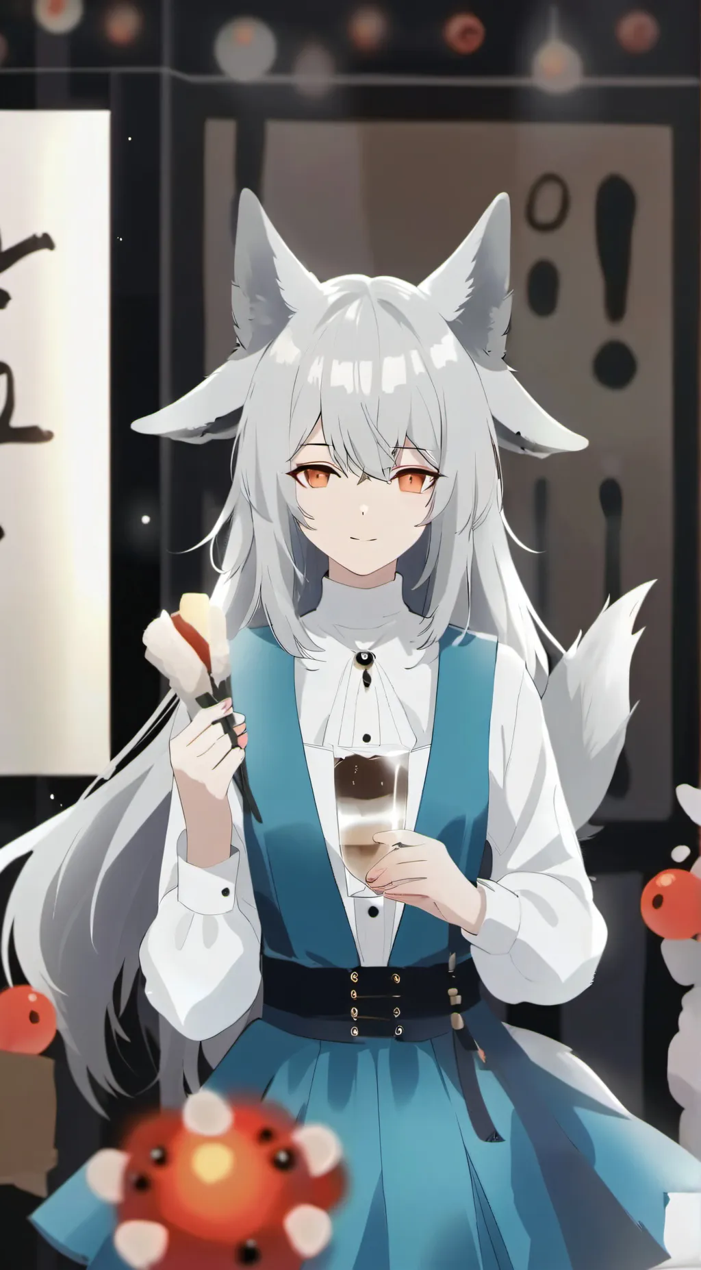 ai character: Luna  background