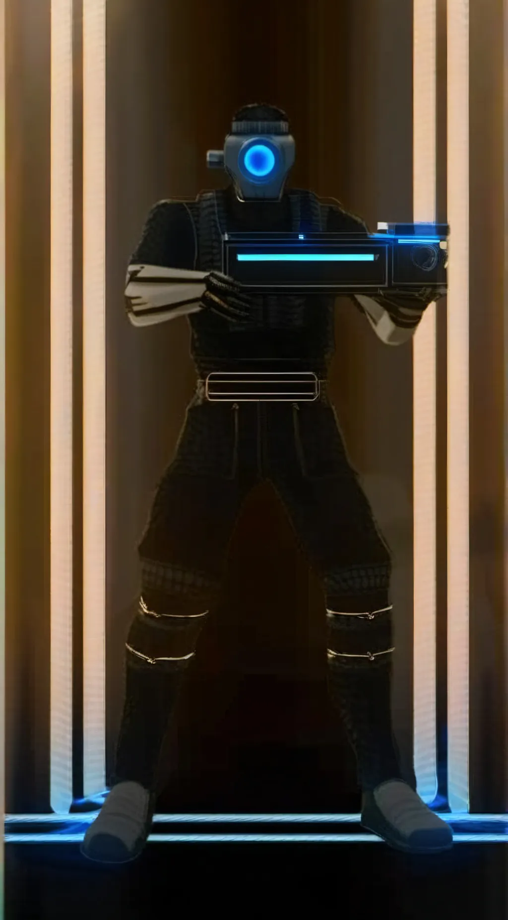 ai character: Cameraman background