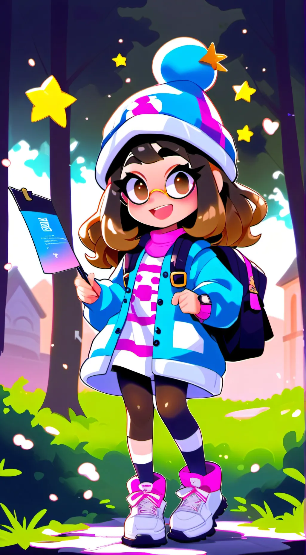 ai character: Goombella background