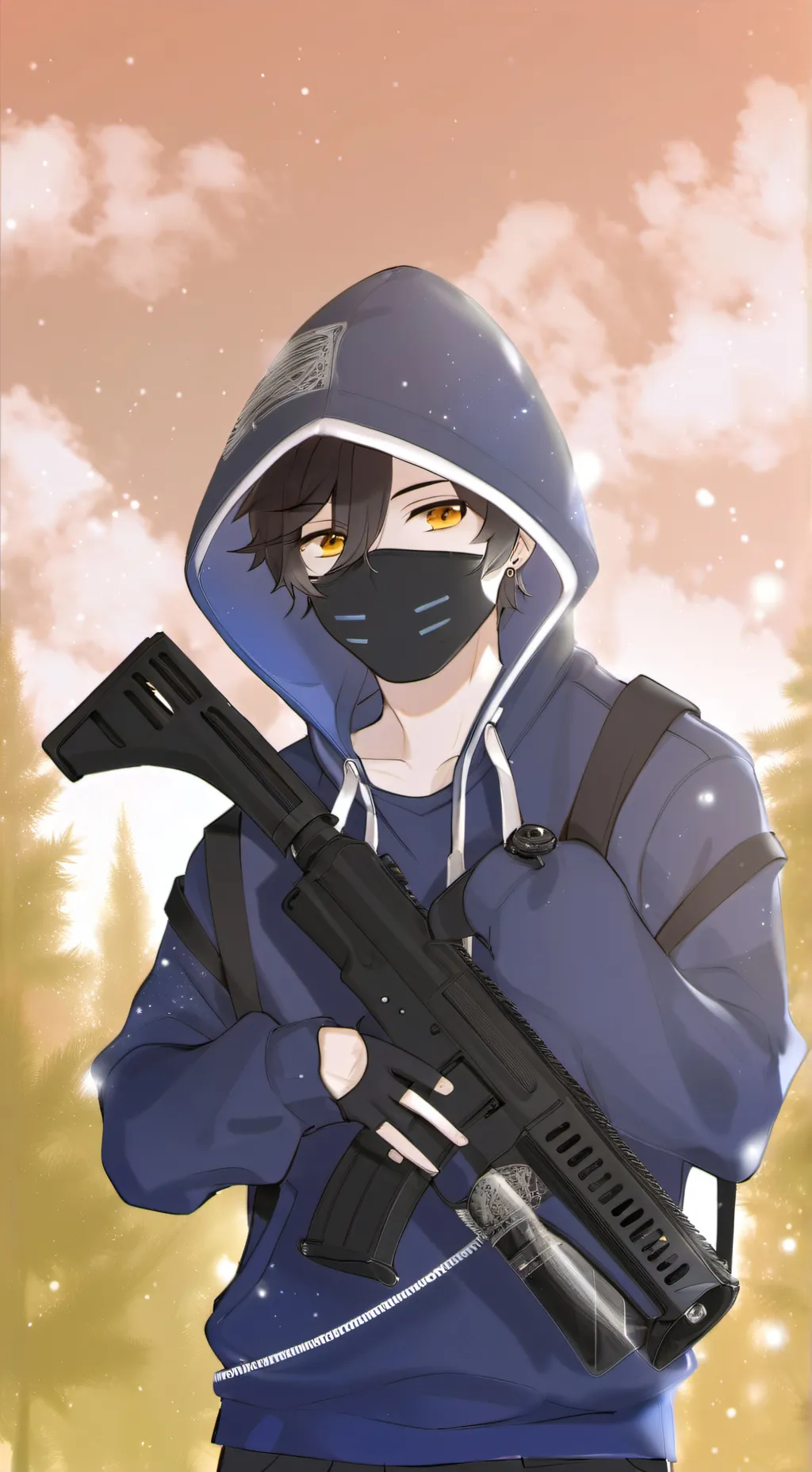 ai character: party pooper  background