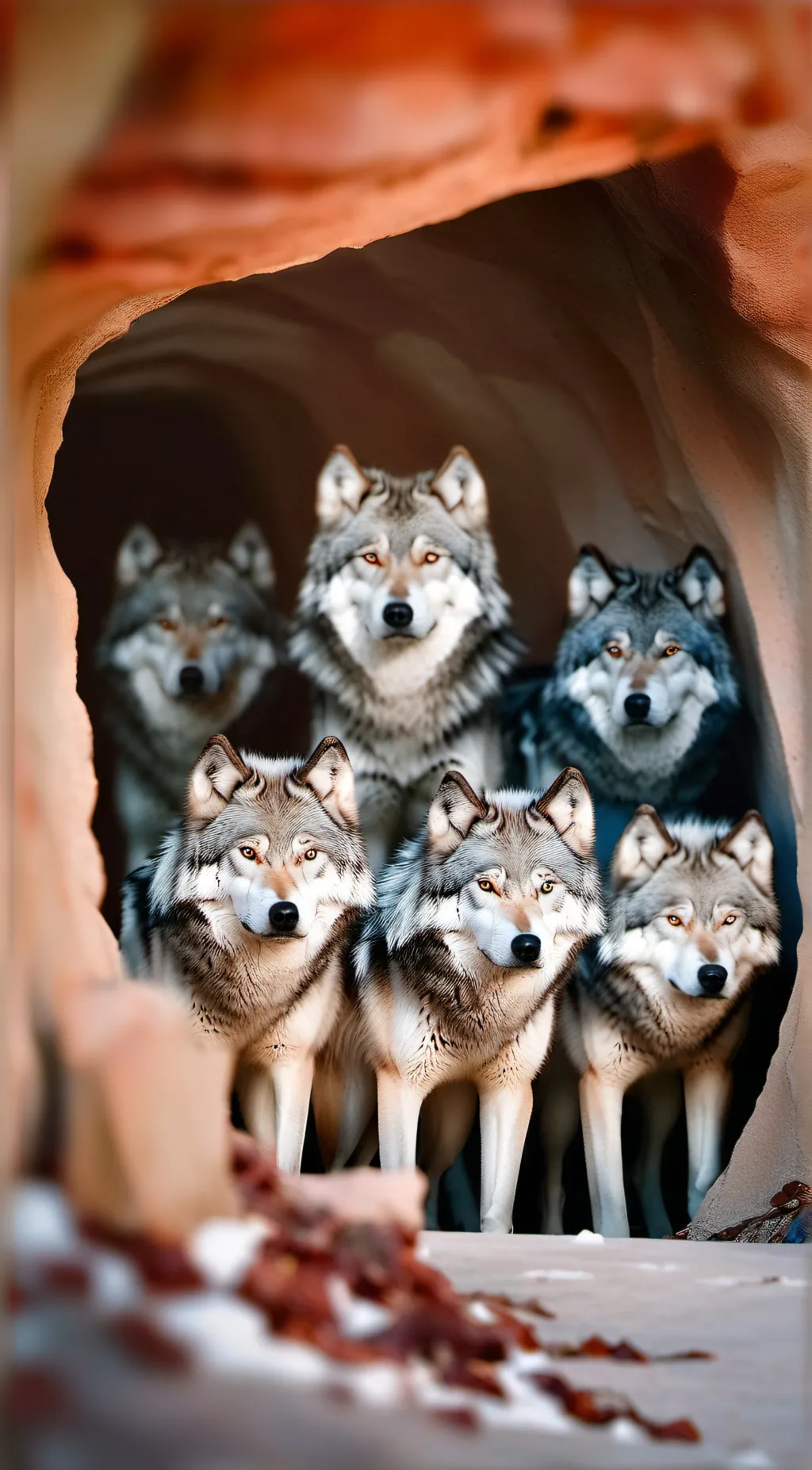 ai character: Wolf pack 3!! background