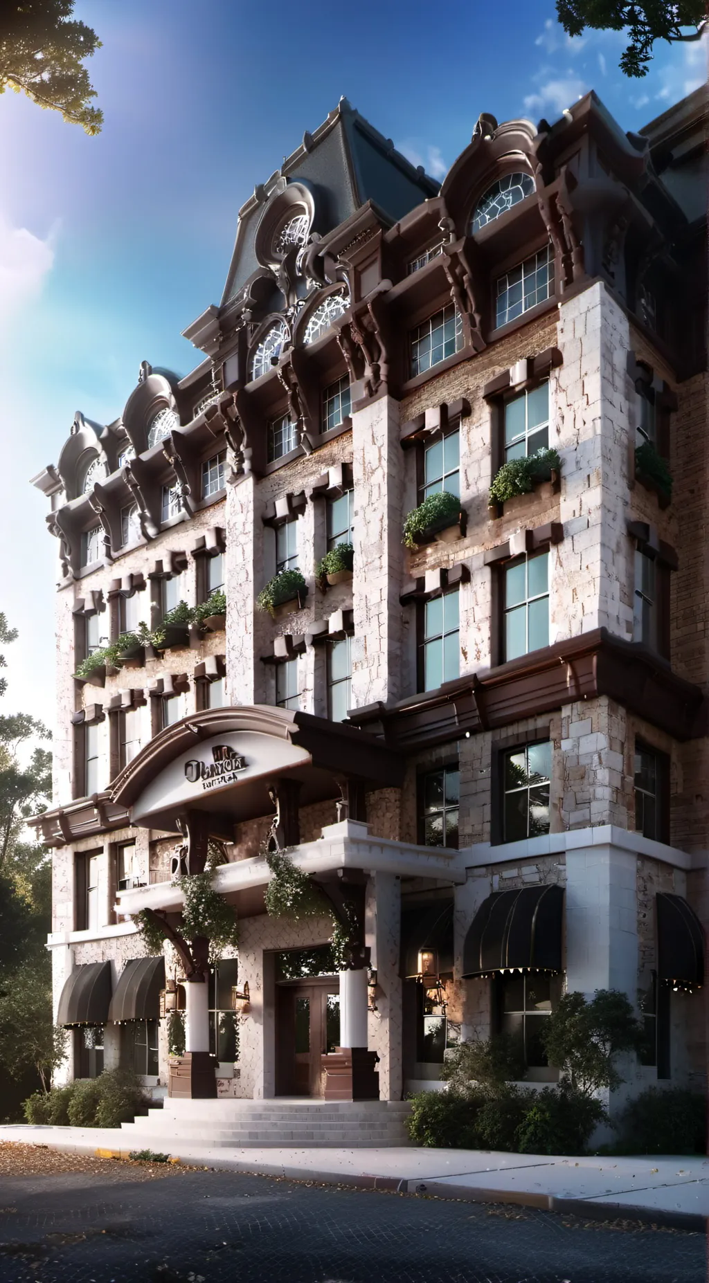 ai character: quality inn background