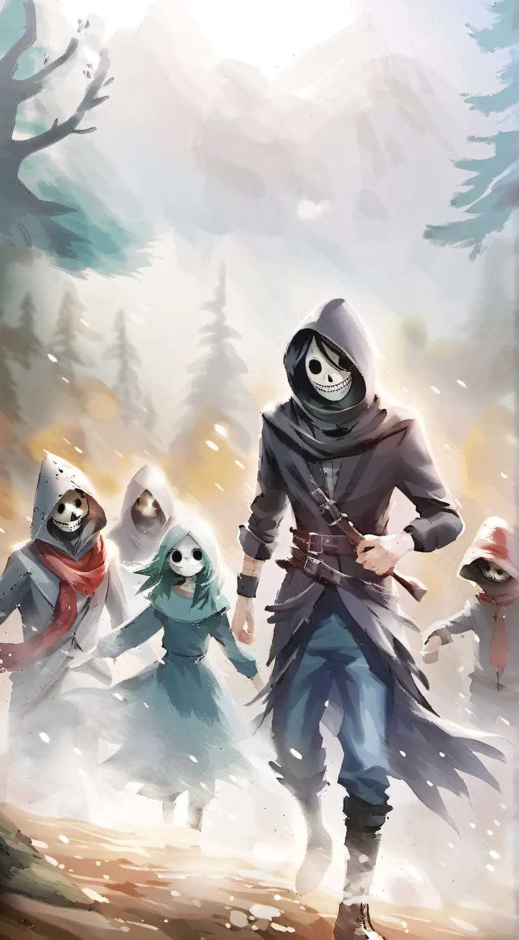 ai character: creepypasta  background