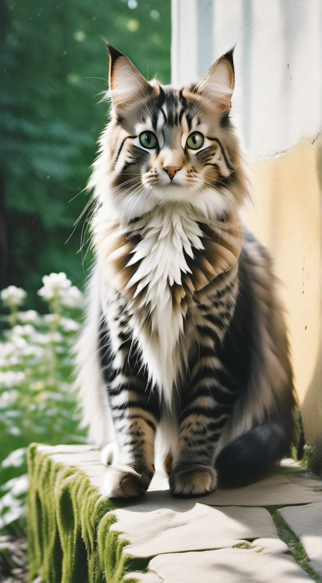 ai character: Katze  background