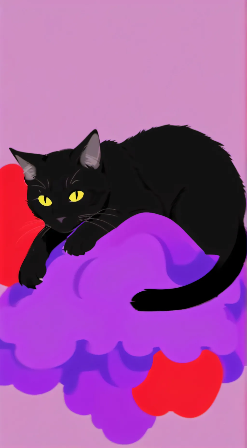 ai character: cat background