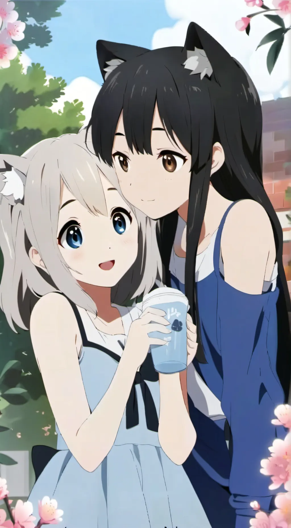 ai character: silver background