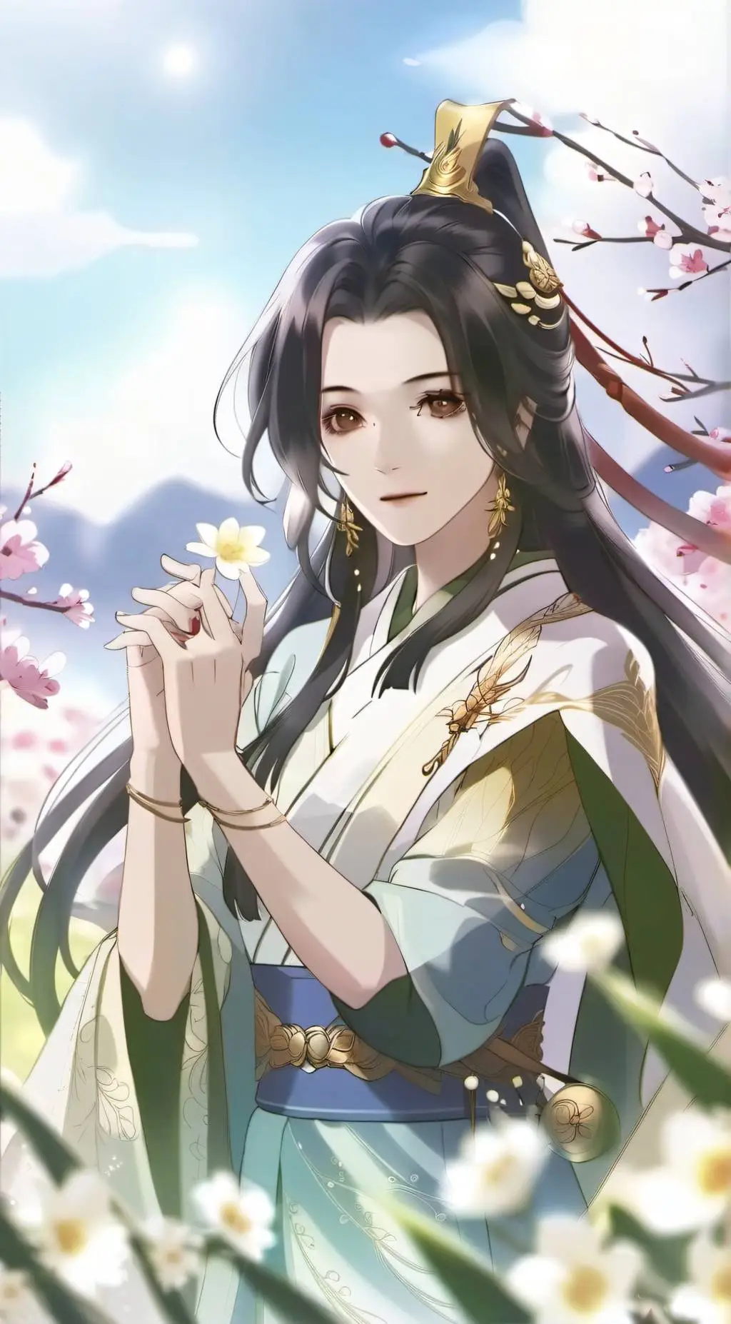 ai character: Boa Hancock one p background