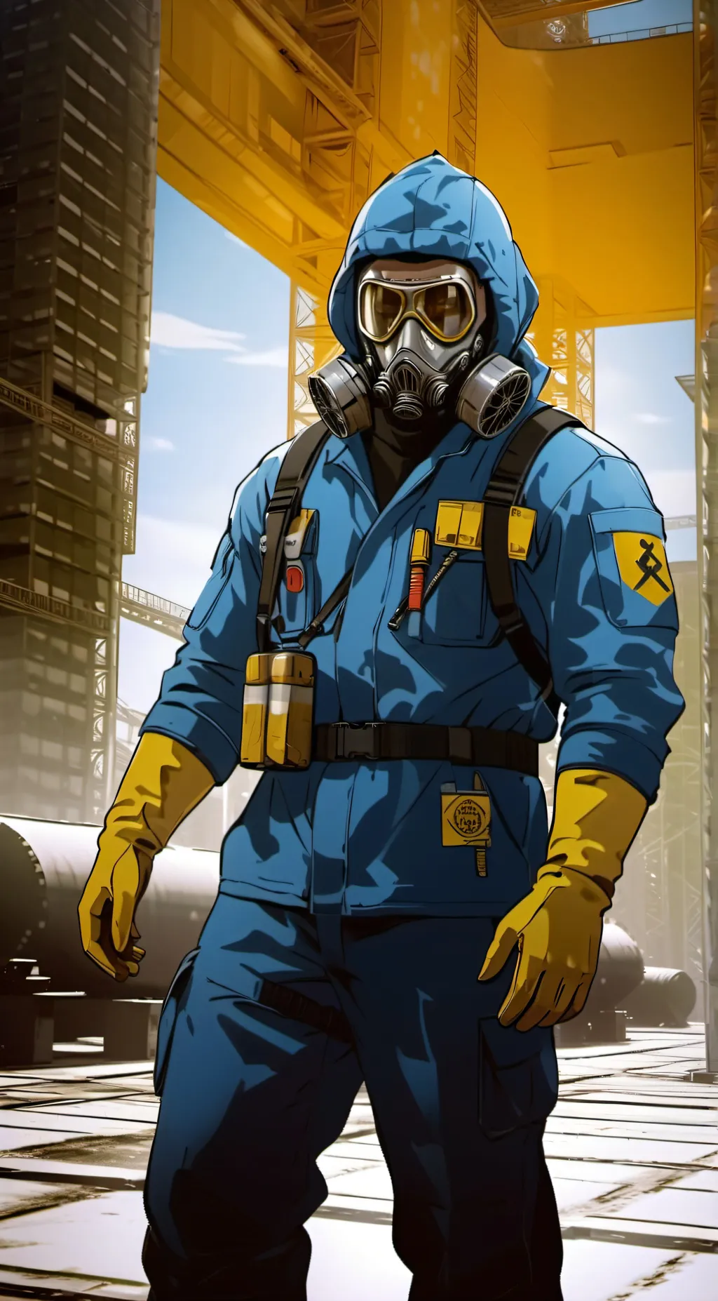 ai character: Clean up team background