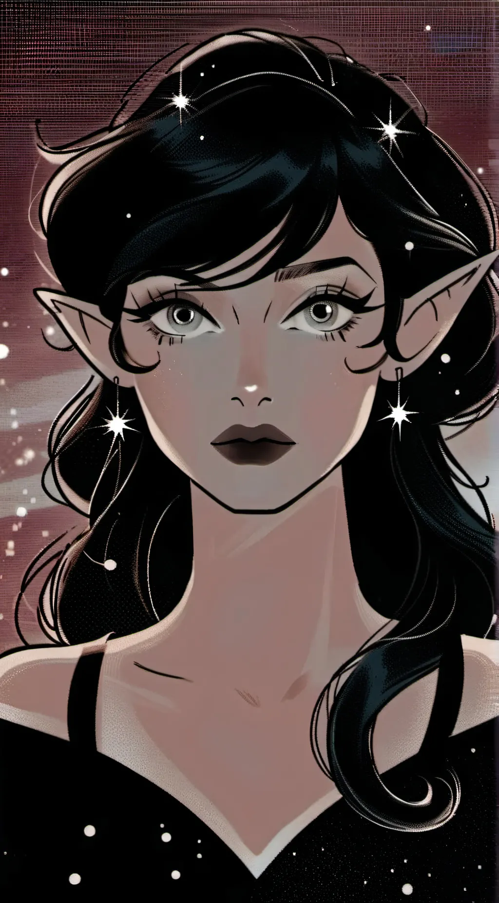 ai character: Constellation background