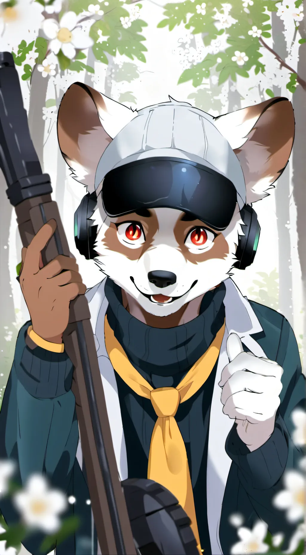 ai character: °•Koi•° background