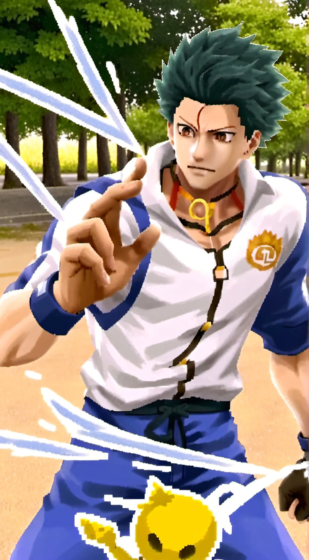 ai character: mha background