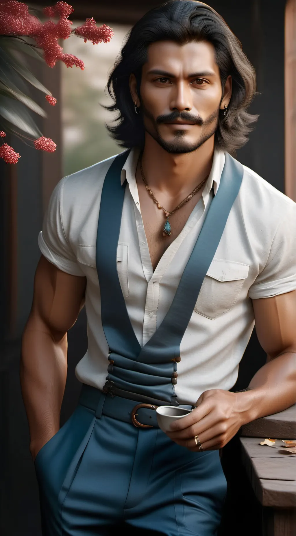 ai character: Drake background