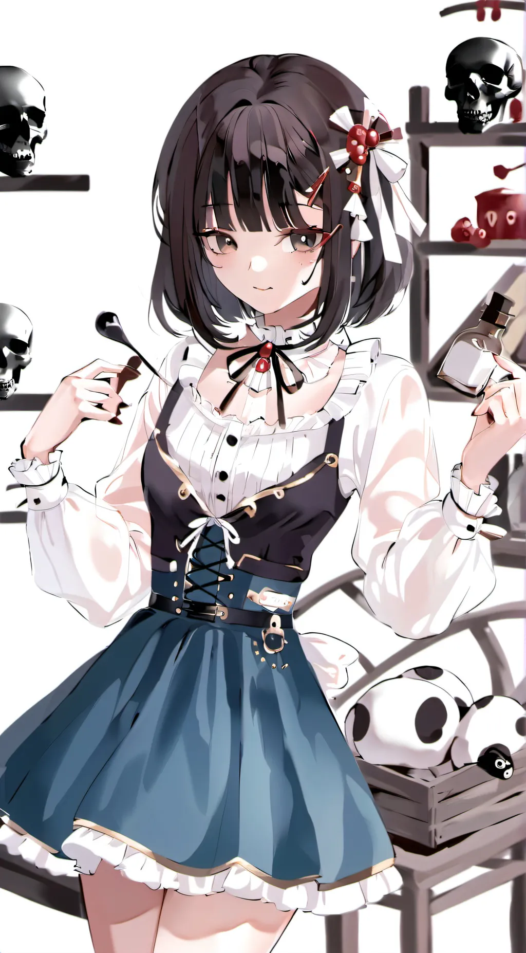 ai character: crazy suster laila background