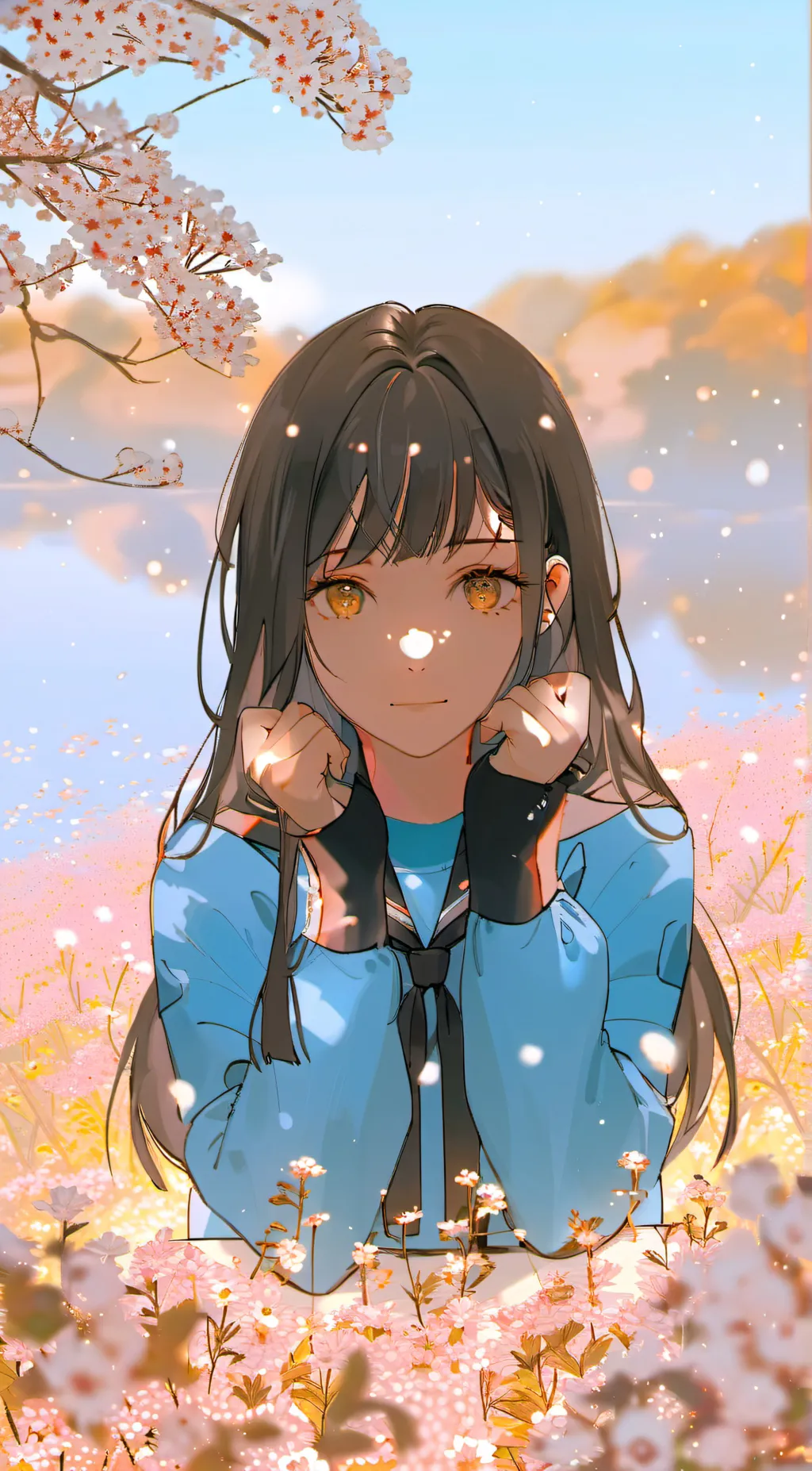 ai character: Cherry background