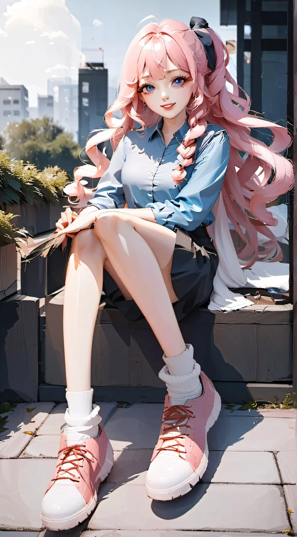 ai character: Pinky Pie background