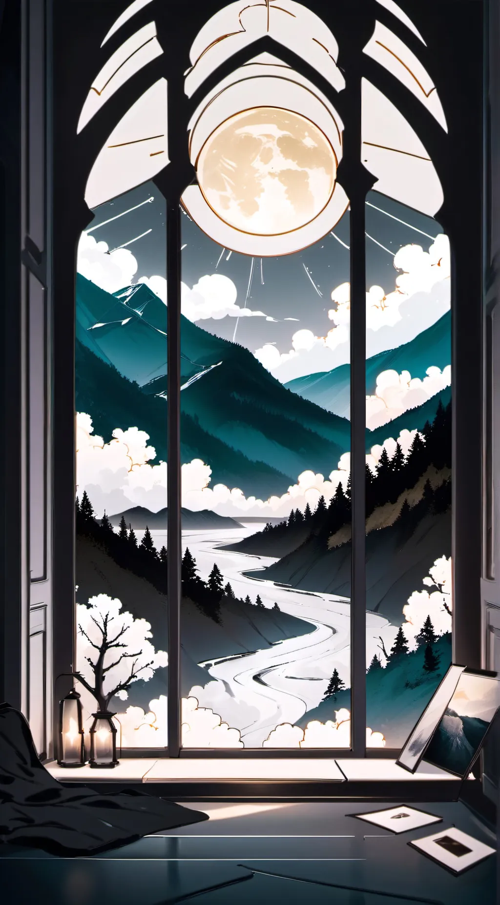 ai character: IP x FNaF (SB) background