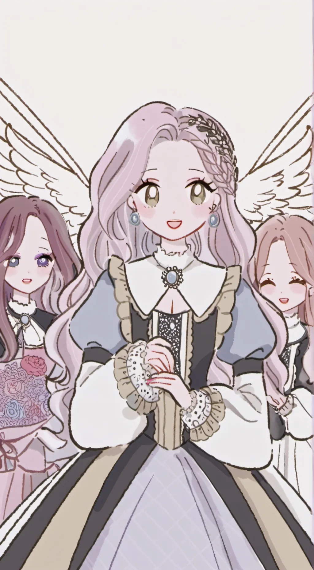 ai character: mane six  background