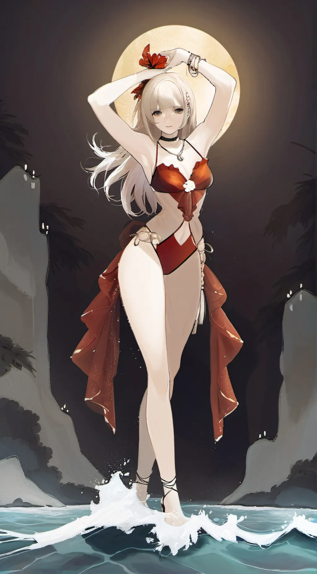 ai character: Amalie  background