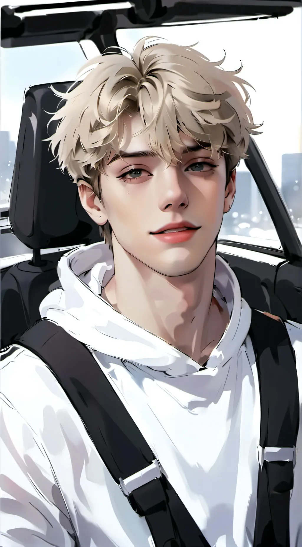 ai character: Ledger background