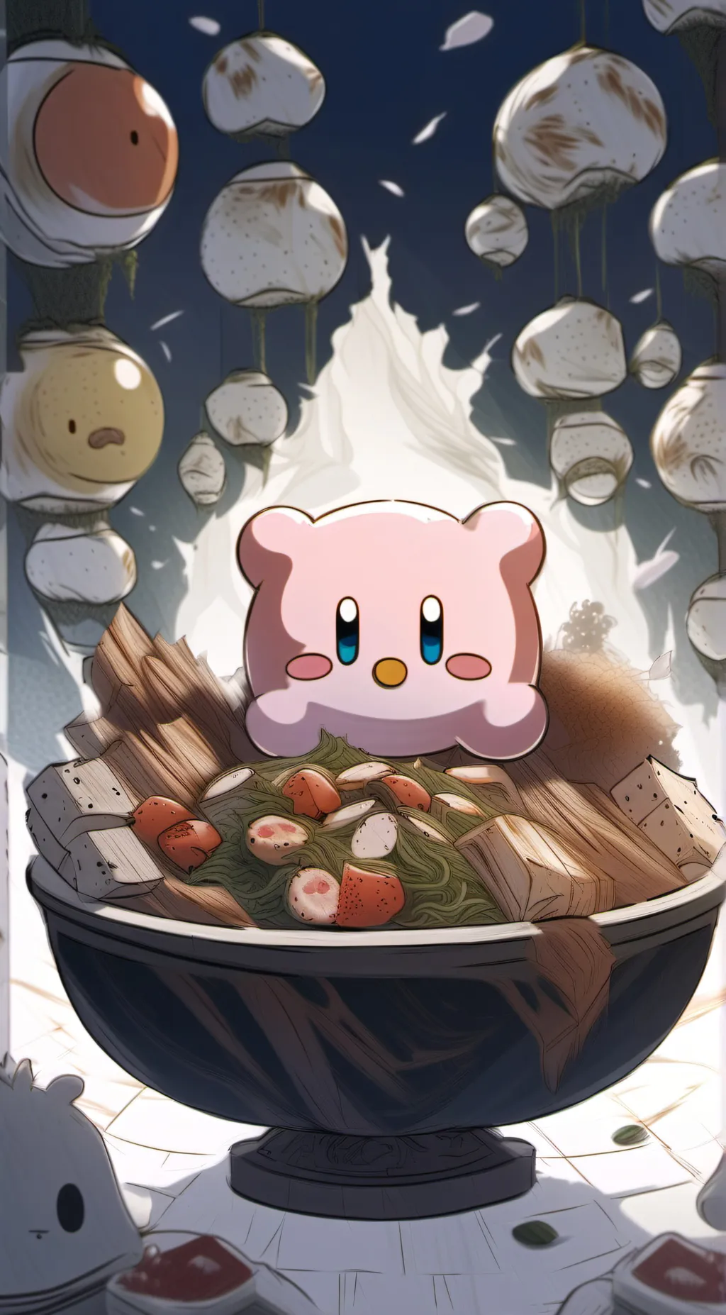 ai character: Rawr background