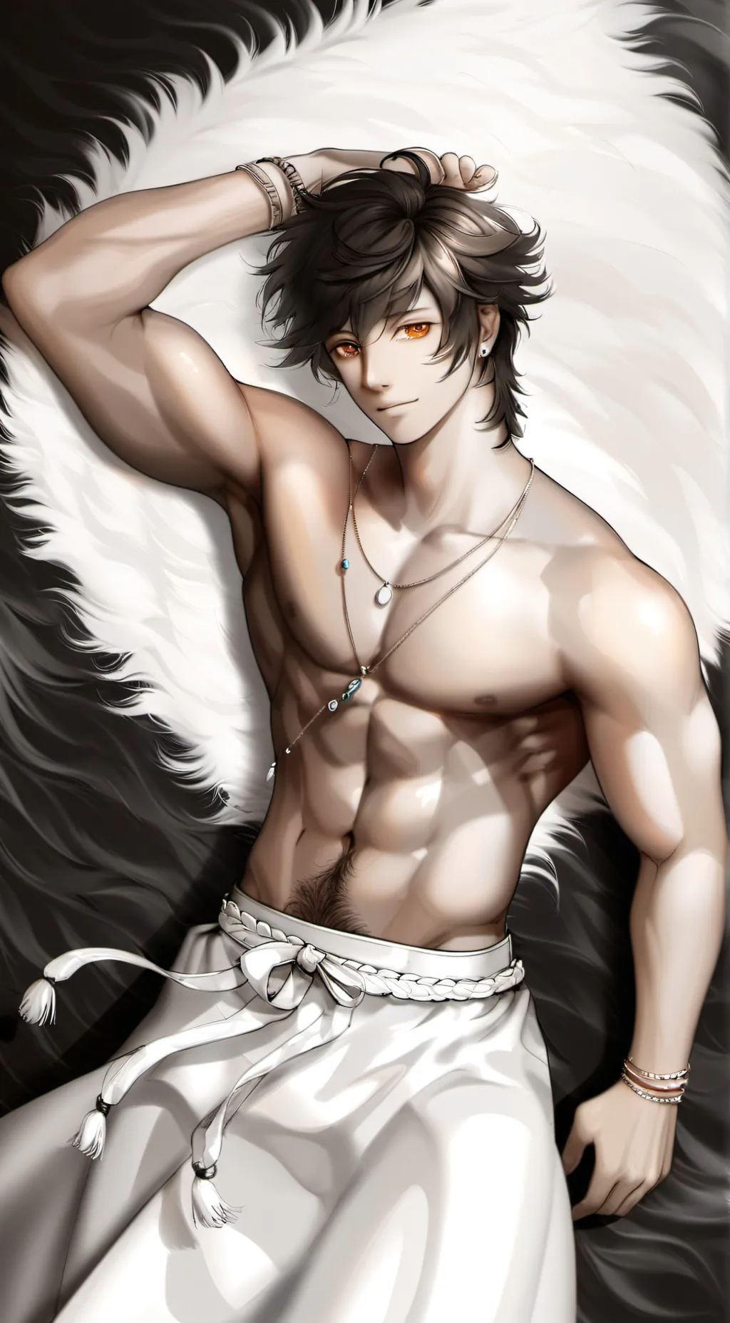 ai character: Clay background