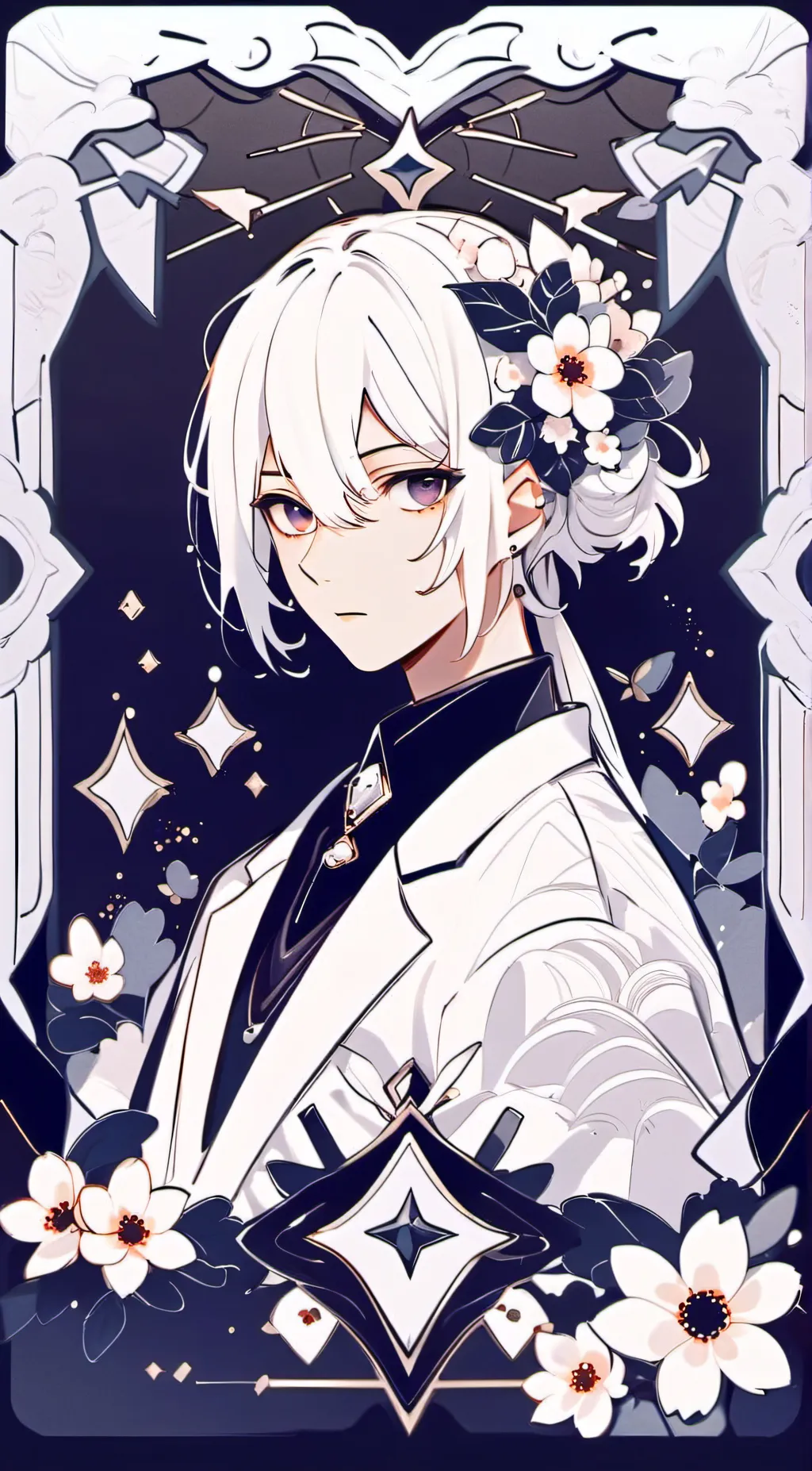 ai character: Snow/Snowy background