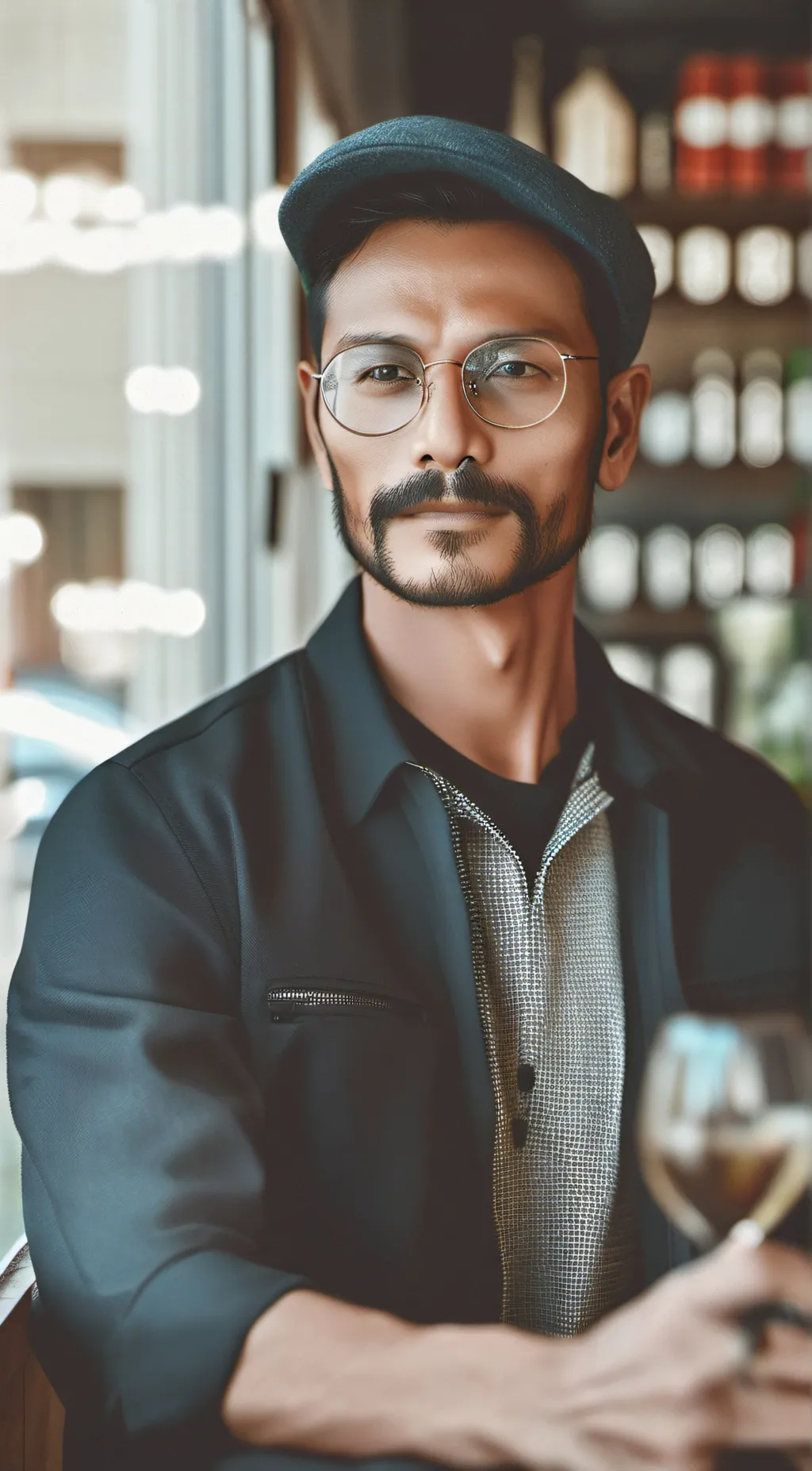 ai character: ᗩᒪᗴ᙭  background